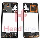 Samsung SM-M515 Galaxy M51 Middle Cover / Chassis - Black