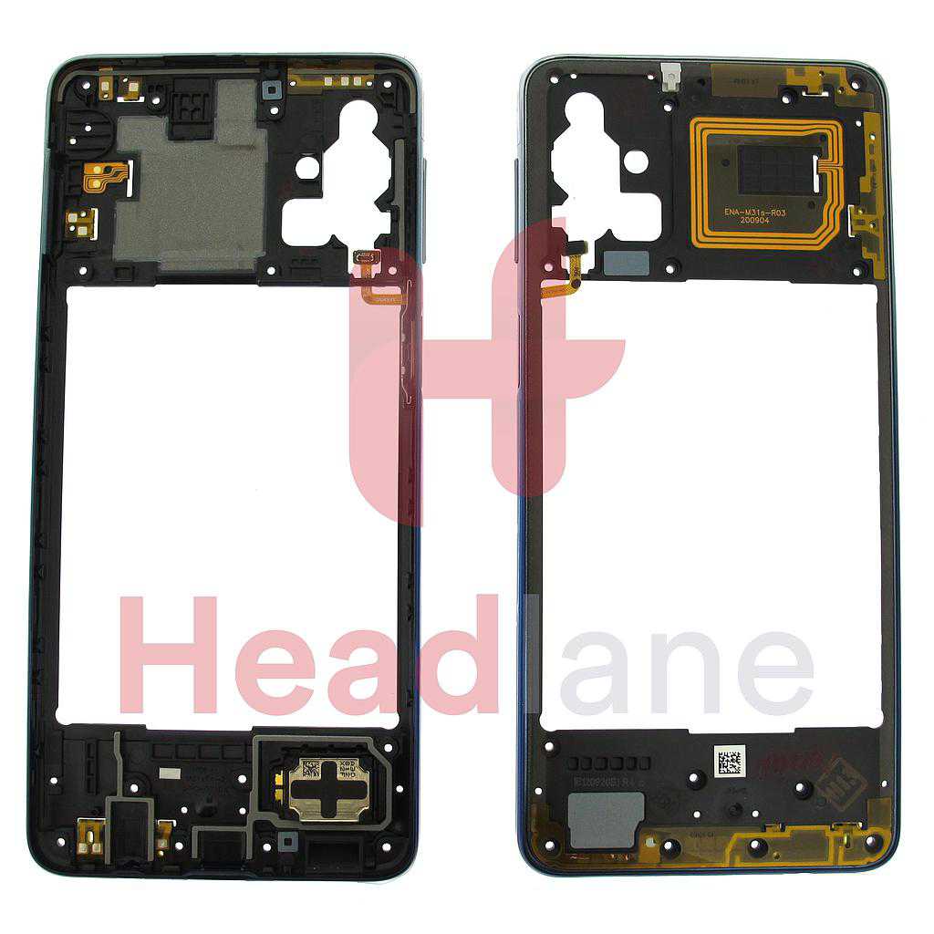 Samsung SM-M317 Galaxy M31s Middle Cover / Chassis - Blue