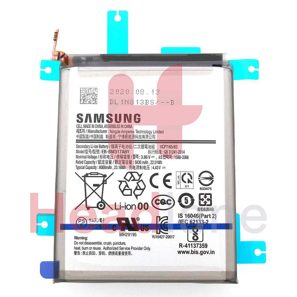 Samsung SM-M317s Galaxy M31s EB-BM317ABY Internal Battery