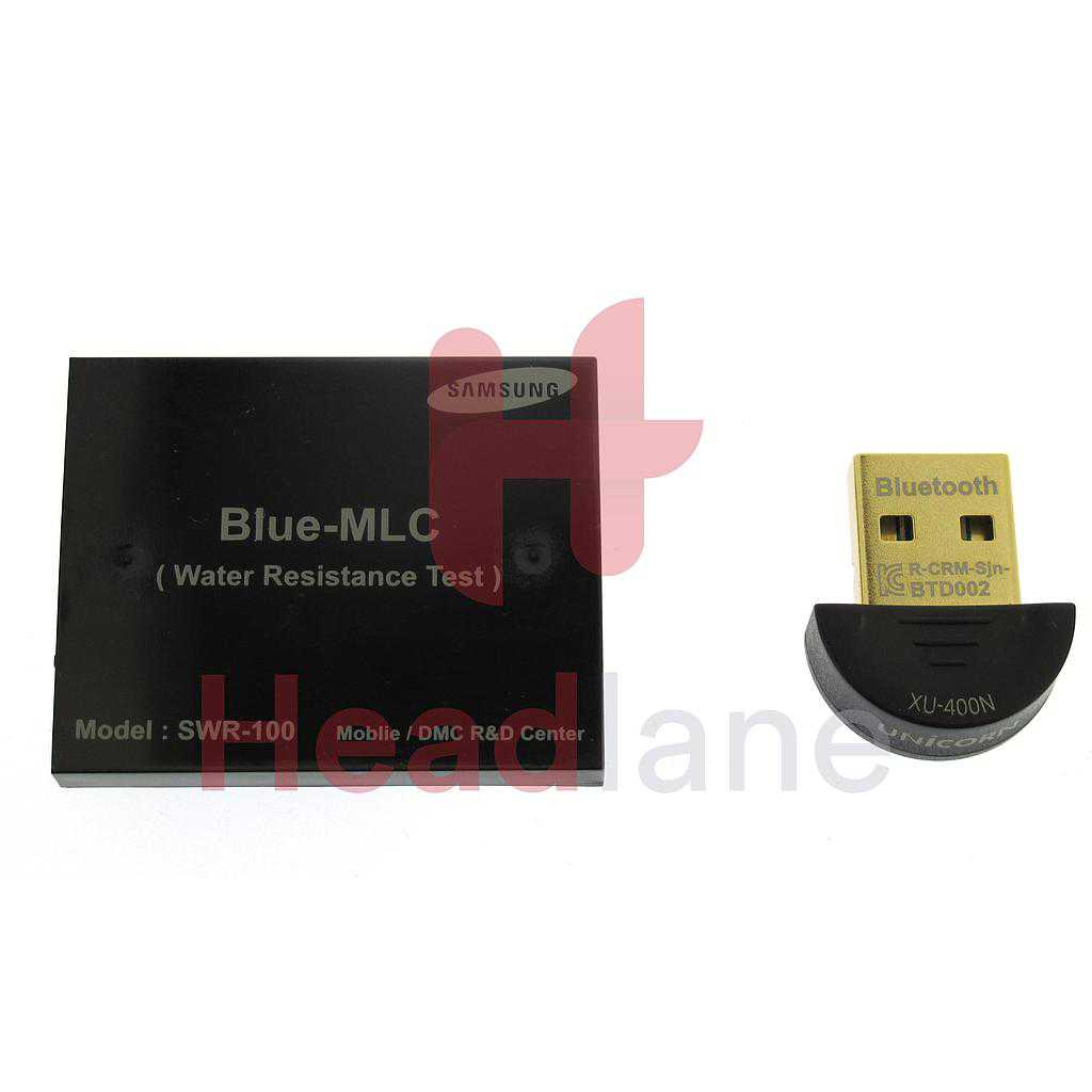Samsung Water Resistance Test Blue MLC and Bluetooth USB Dongle