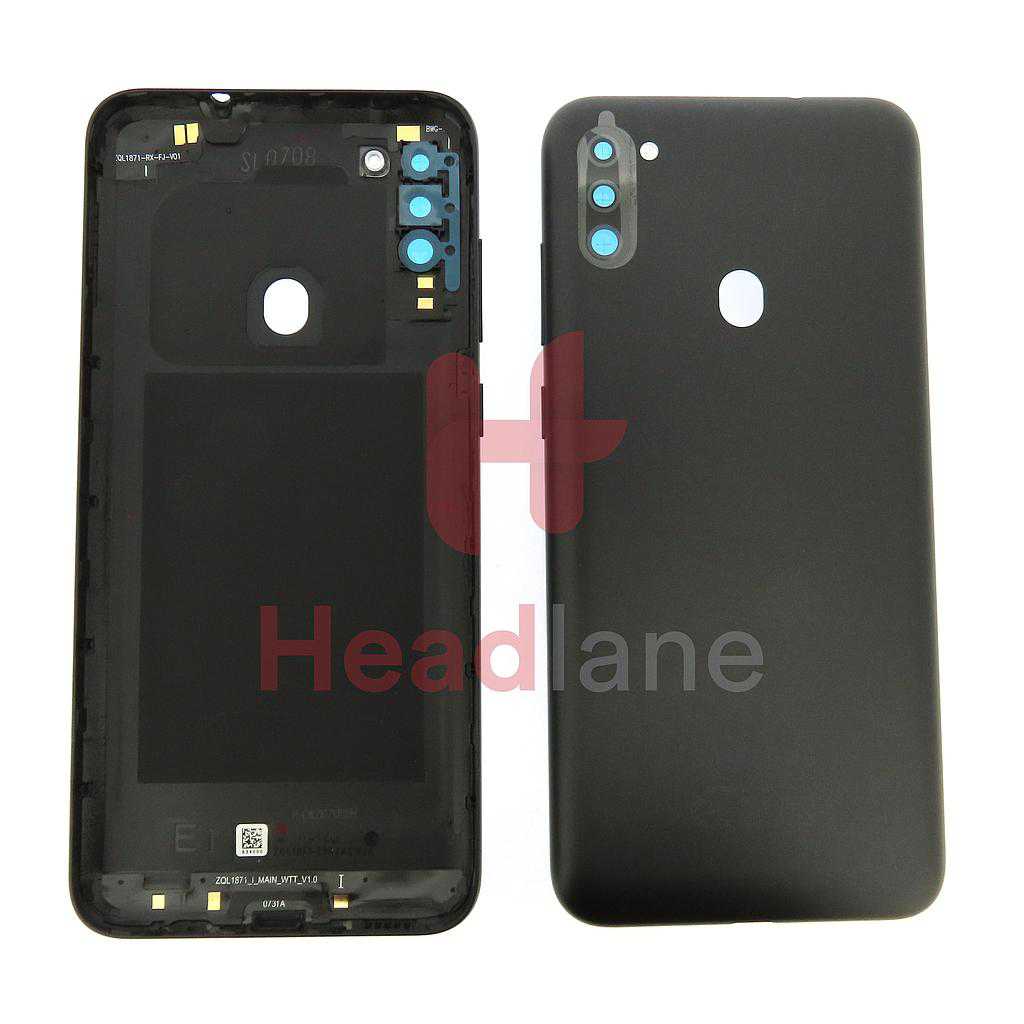 Samsung SM-M115 Galaxy M11 Back / Battery Cover - Black