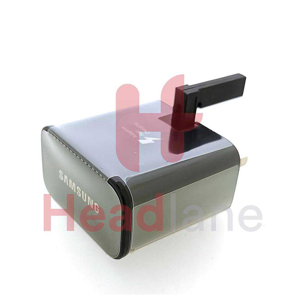 Samsung Mains Charger Head (UK 3 Pin) EP-TA20UBE - Black