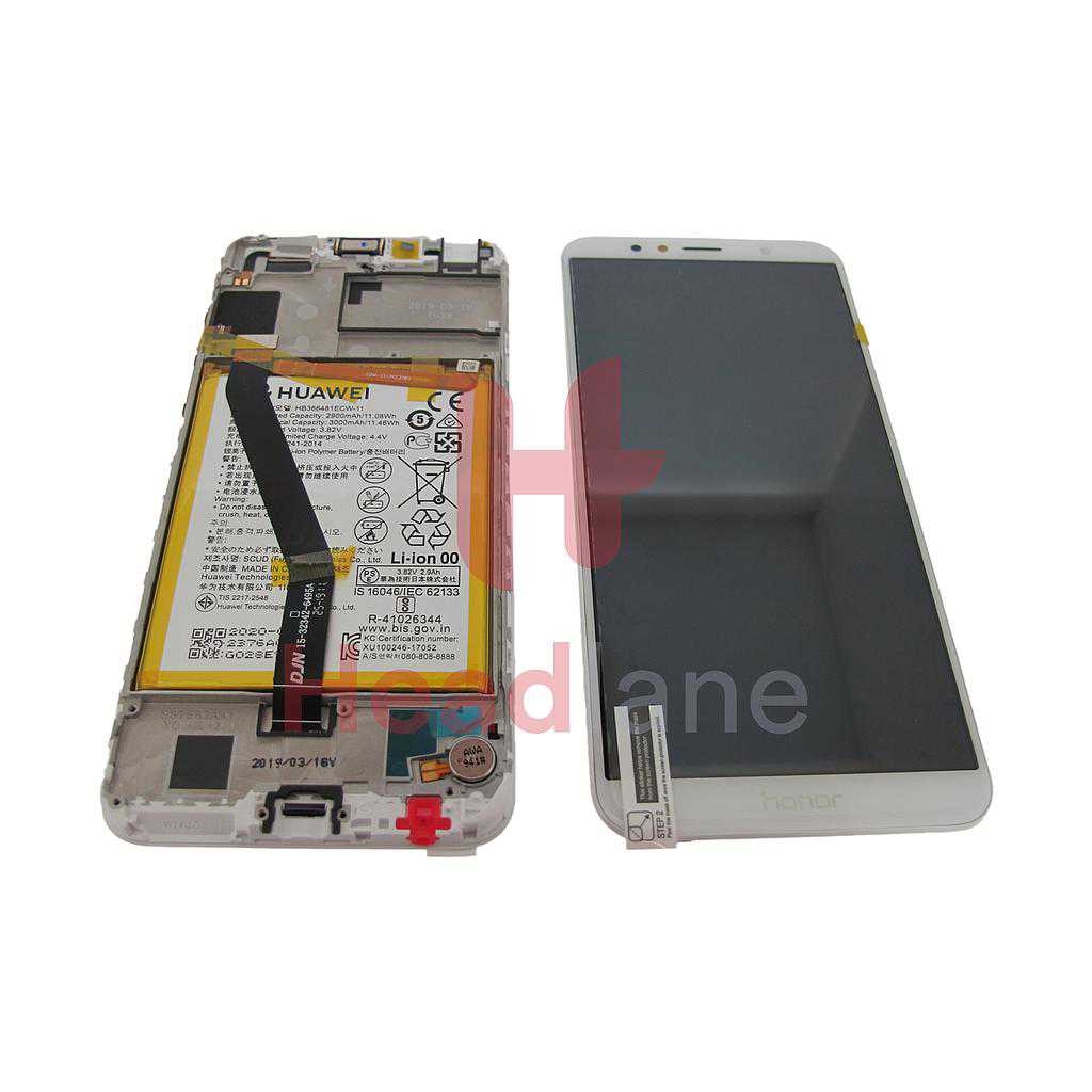 Huawei Honor 7A LCD Display / Screen + Touch + Battery - White
