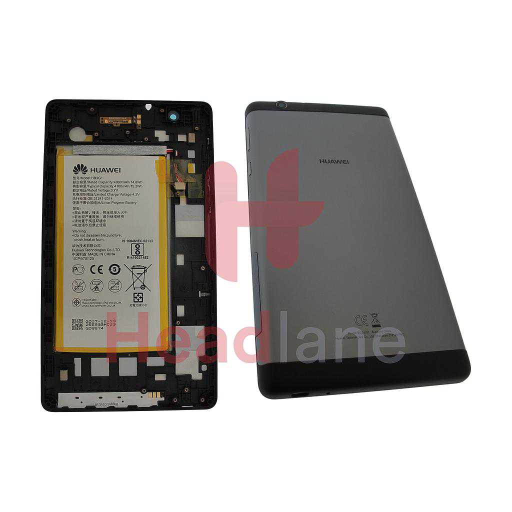Huawei MediaPad T2 7.0" Back Cover + Battery - Grey