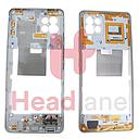 Samsung SM-A426 Galaxy A42 5G Middle Cover / Chassis - White / Grey