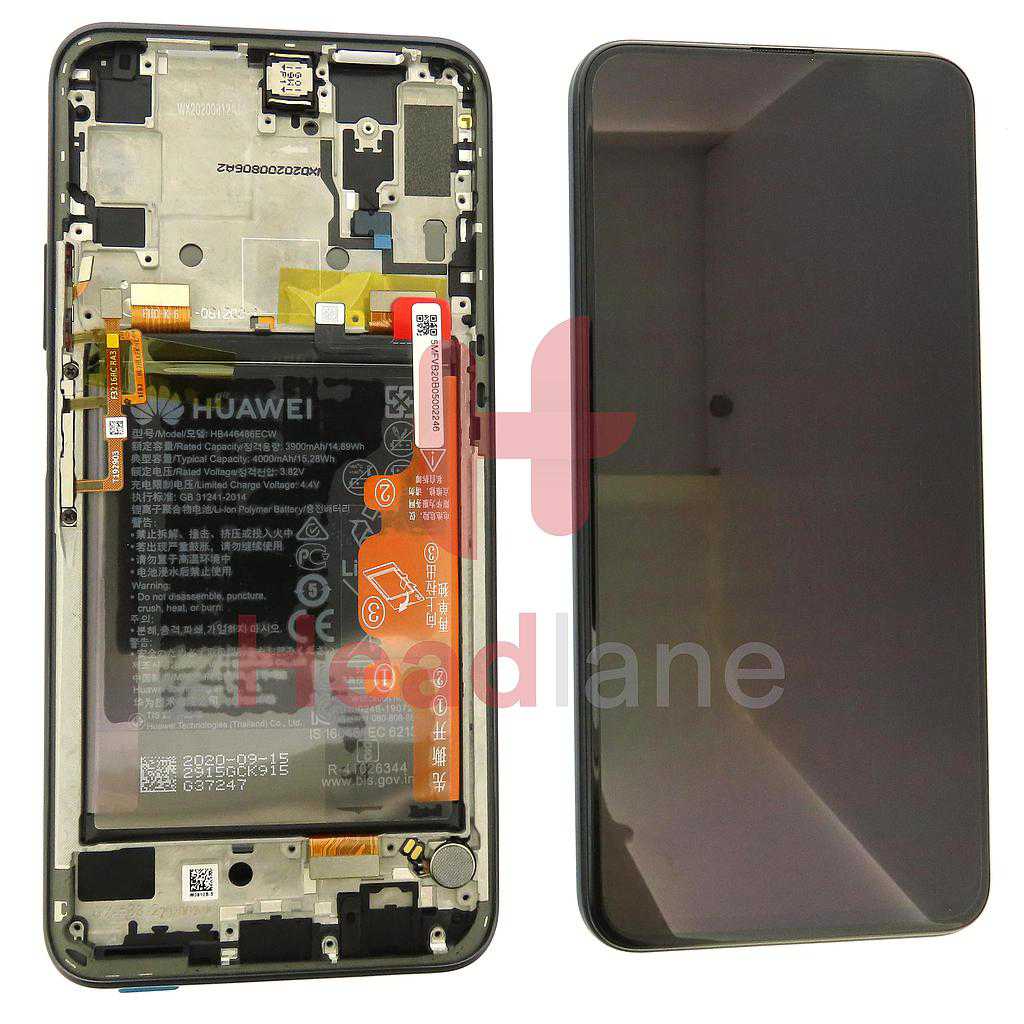 Huawei Honor 9X Pro LCD Display / Screen + Touch + Battery - Black