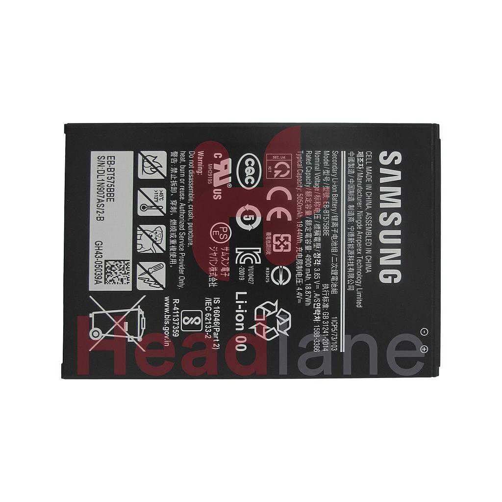 Samsung SM-T575 Galaxy Tab Active3 EB-BT575BBE Internal Battery