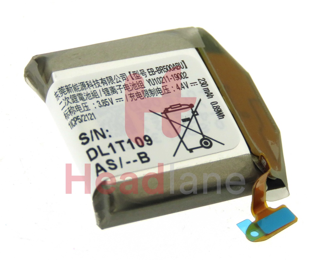 Samsung SM-R500 Galaxy Watch Active EB-BR500ABU 230mAh Battery