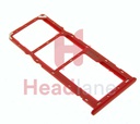 Samsung SM-A207 Galaxy A20s SIM Card Tray (Dual SIM) - Red