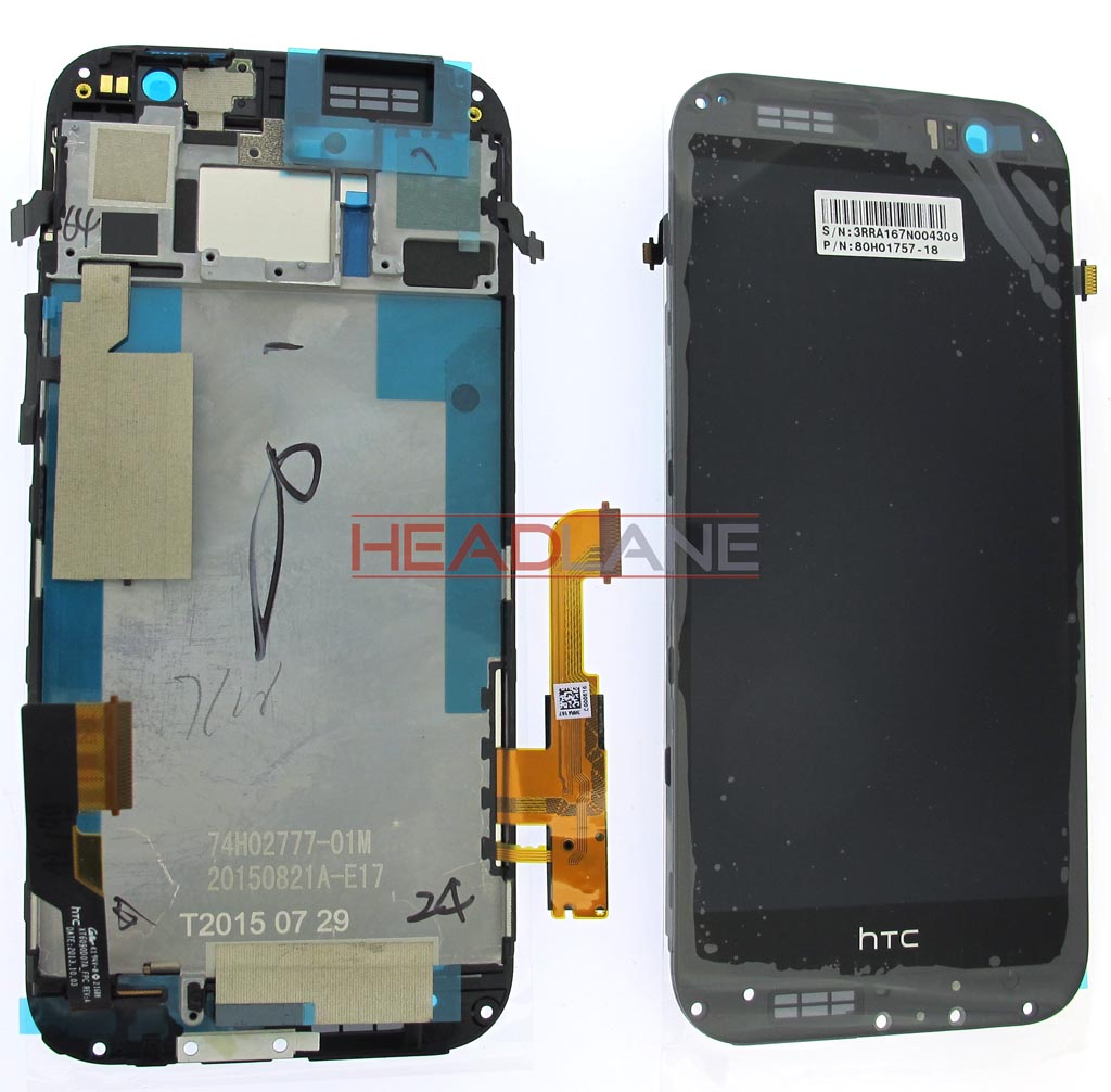 HTC One M8 LCD Display / Screen + Touch - Black