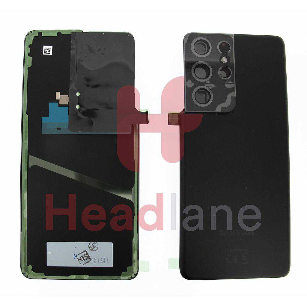 Samsung SM-G998 Galaxy S21 Ultra 5G Back / Battery Cover - Phantom Black