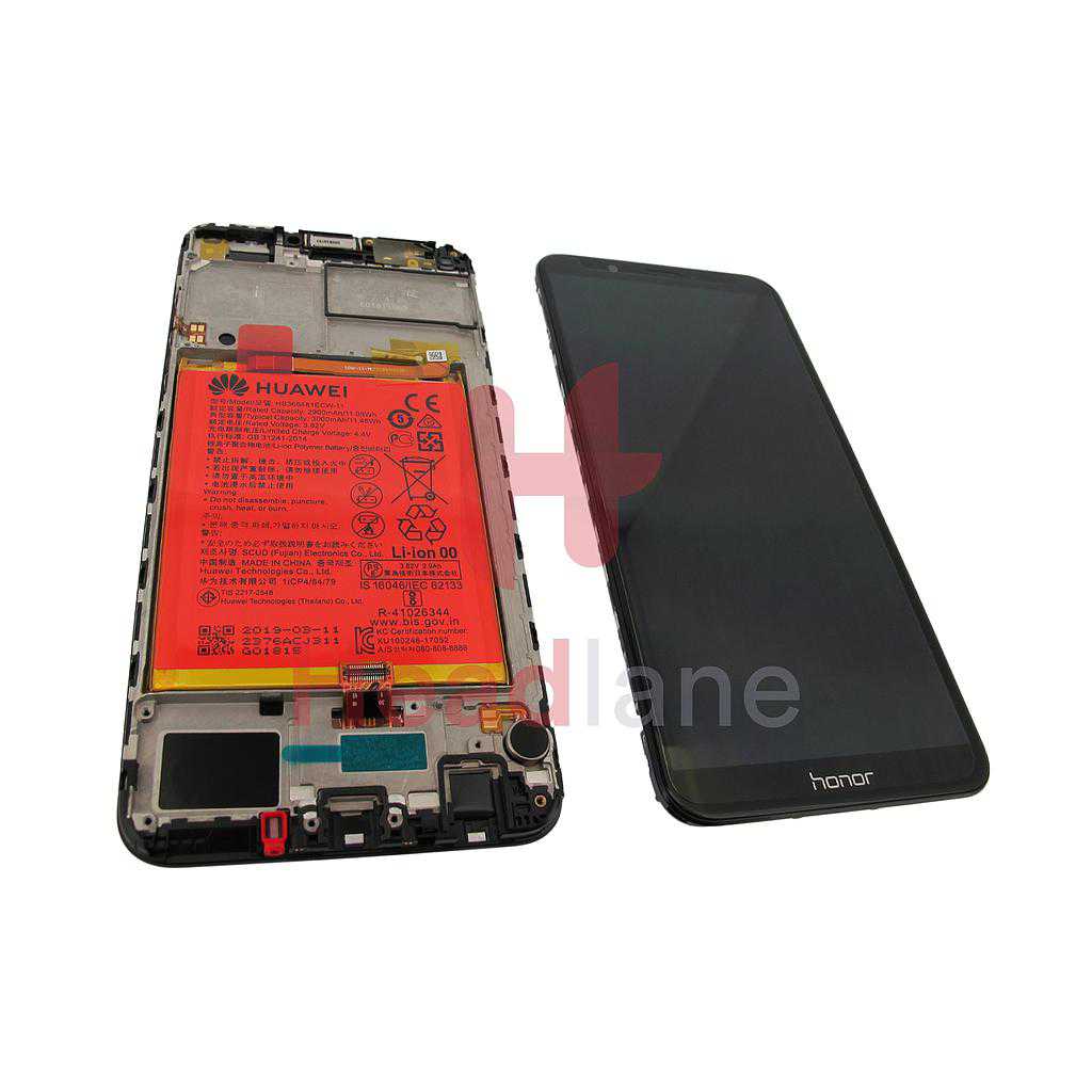 Huawei Honor 7C LCD Display / Screen + Touch + Battery - Black
