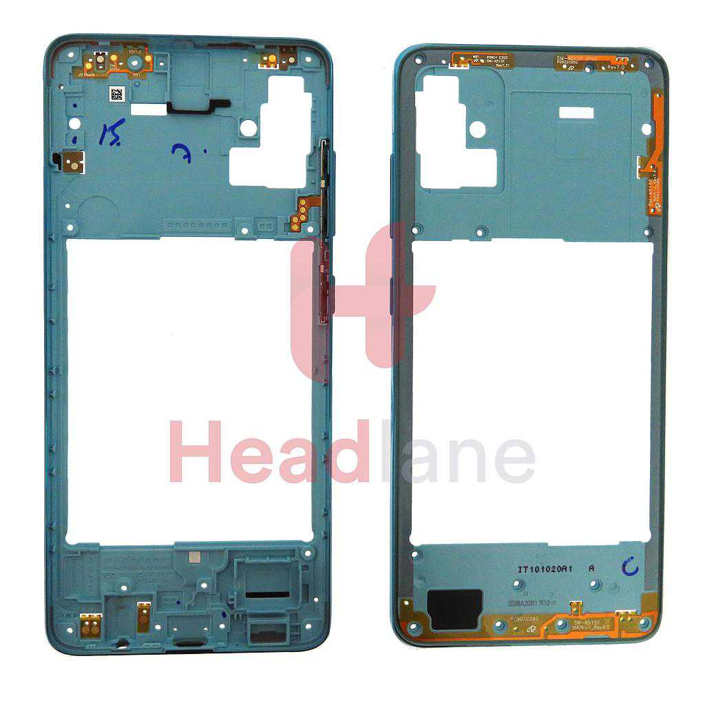 Samsung SM-A515 Galaxy A51 Middle Cover / Chassis - Blue