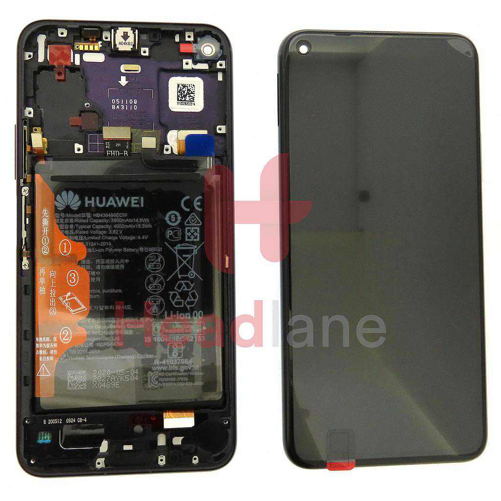 Huawei Honor 20 Pro LCD Display / Screen + Touch + Battery - Phantom Black