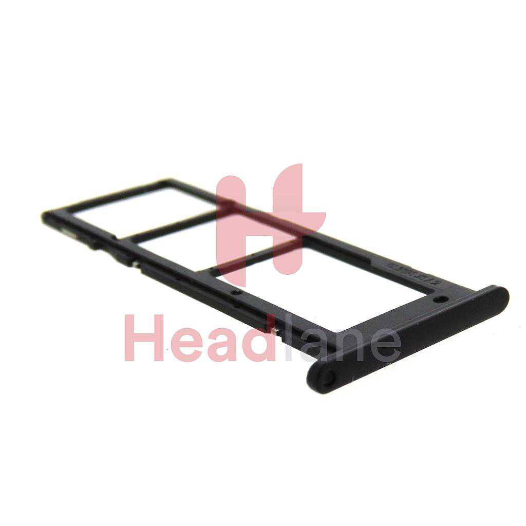 Samsung SM-A025 Galaxy A02s SIM Card Tray - Black (Dual SIM)