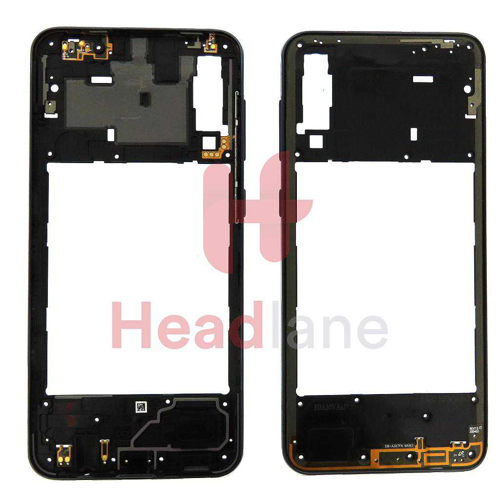 Samsung SM-A307 Galaxy A30s Middle Cover / Chassis - Black