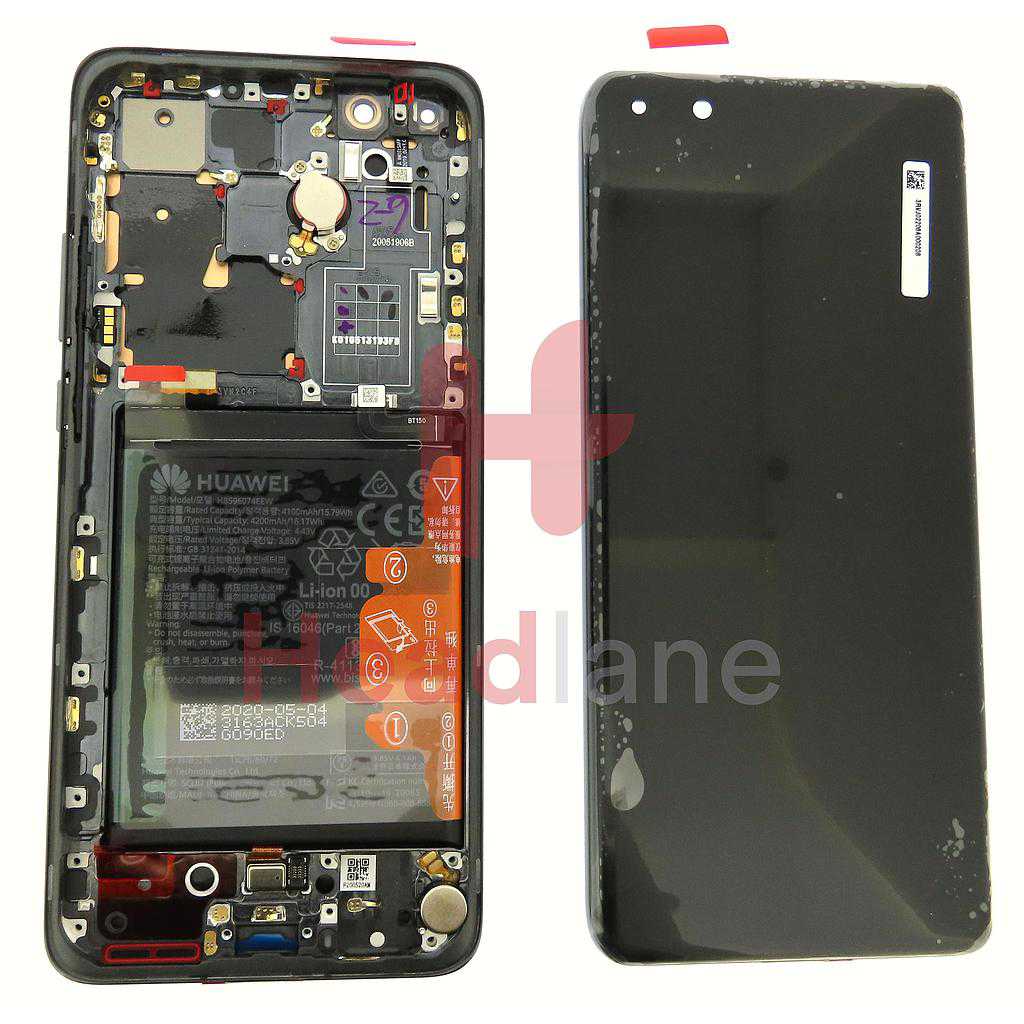 Huawei P40 Pro Plus LCD Display / Screen + Touch + Battery - Black