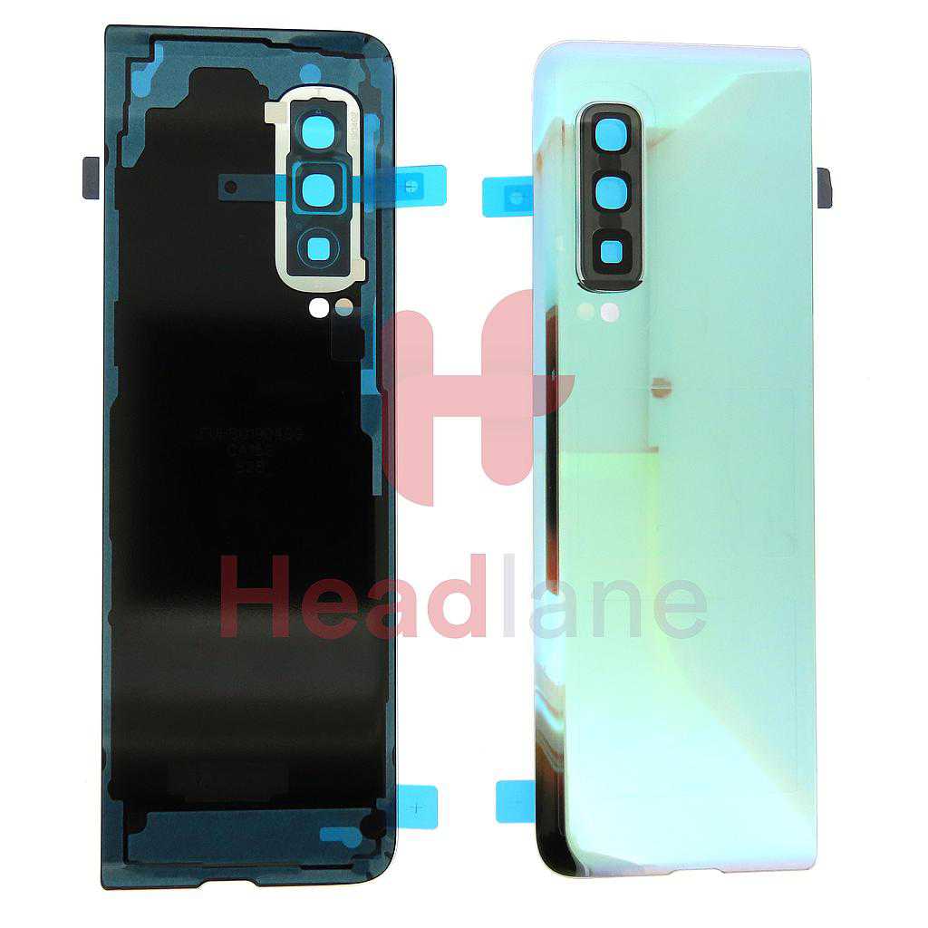 Samsung SM-F907 Galaxy Fold 5G Back / Battery Cover - Silver