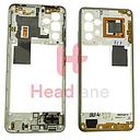 Samsung SM-A325 Galaxy A32 4G Middle Cover / Chassis - White