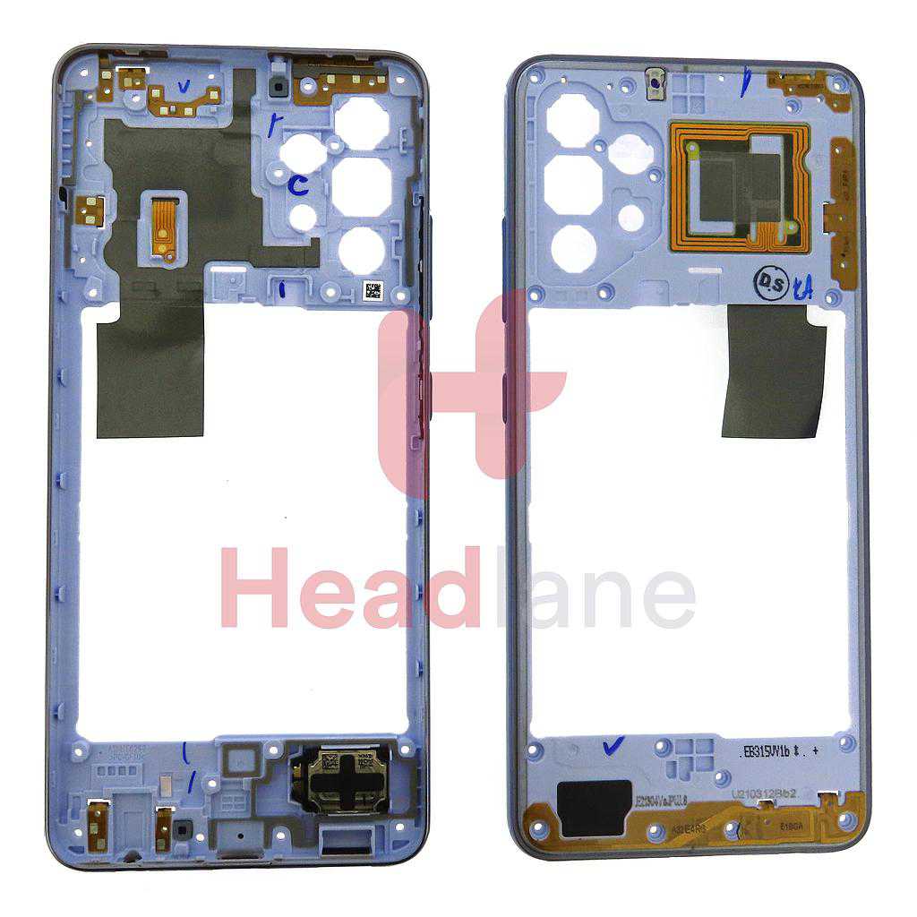 Samsung SM-A325 Galaxy A32 4G Middle Cover / Chassis - Violet
