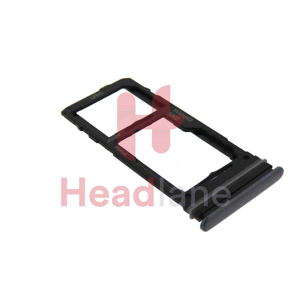 Samsung SM-A525 A526 A725 A528 Galaxy A52 4G A52 5G A72 4G A52s SIM Card Tray - Black (Dual SIM)