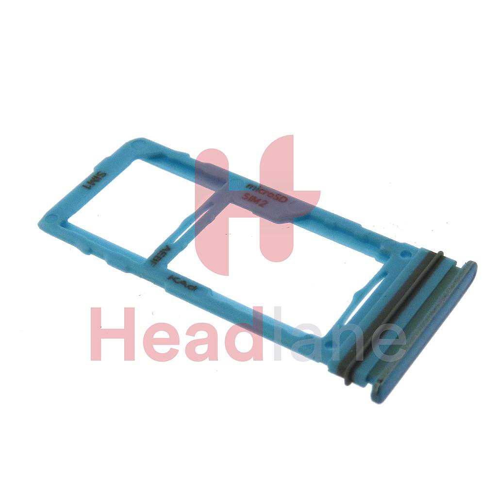 Samsung SM-A525 A526 A725 Galaxy A52 4G A52 5G A72 4G SIM Card Tray - Blue (Dual SIM)