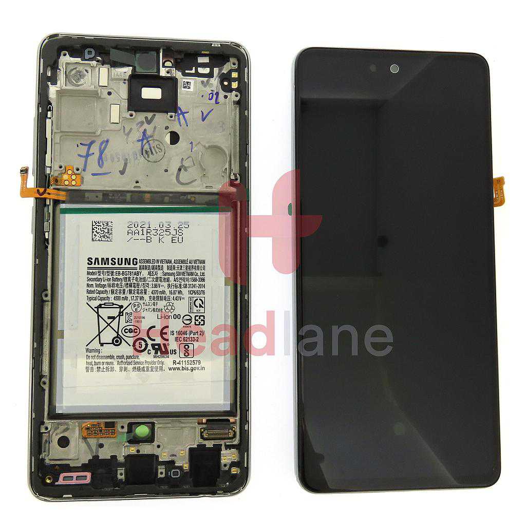 Samsung SM-A525 A526 Galaxy A52 4G A52 5G LCD Display / Screen + Touch + Battery - White