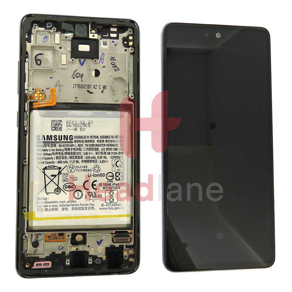 Samsung SM-A525 A526 Galaxy A52 4G A52 5G LCD Display / Screen + Touch + Battery - Black
