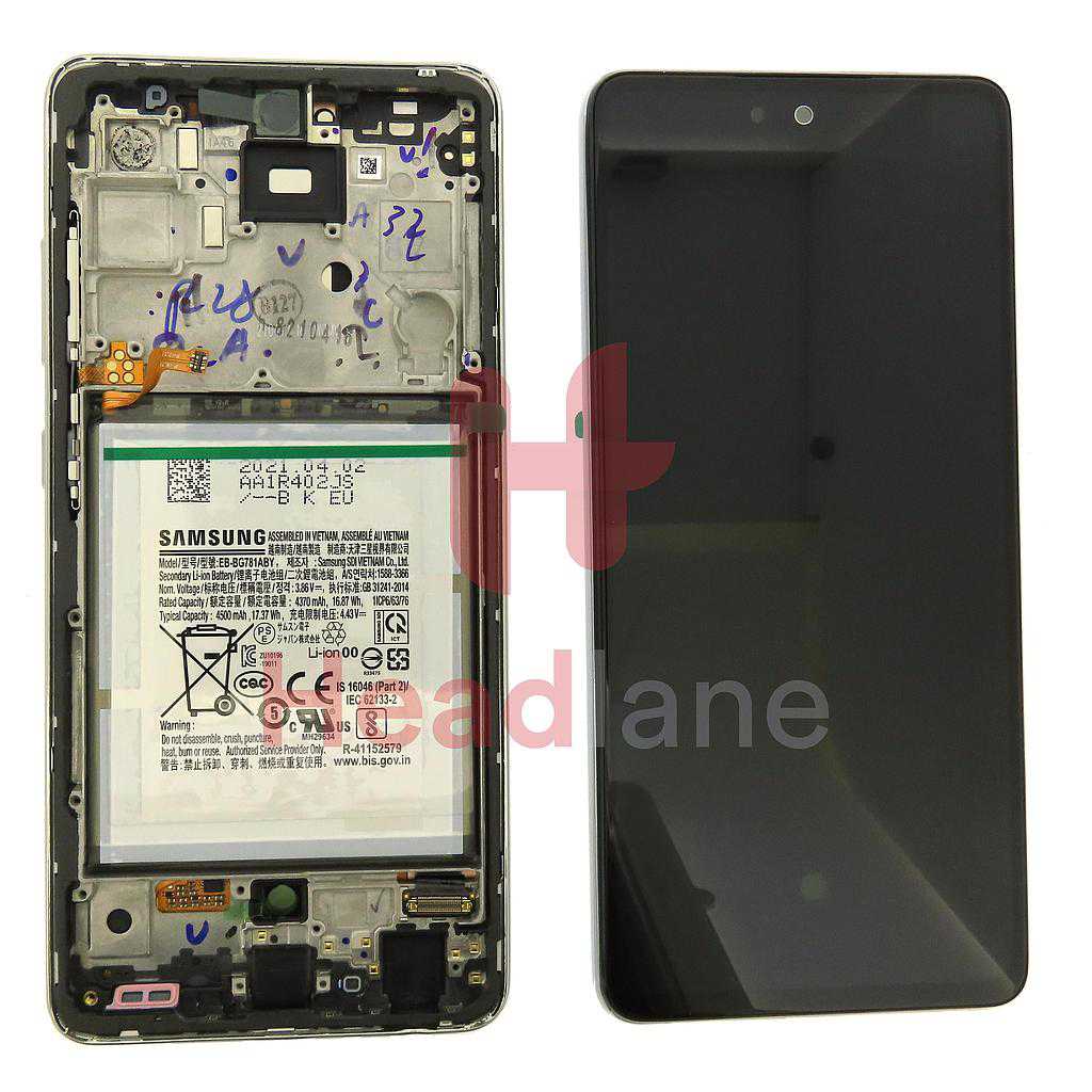 Samsung SM-A525 A526 Galaxy A52 4G A52 5G LCD Display / Screen + Touch + Battery - White