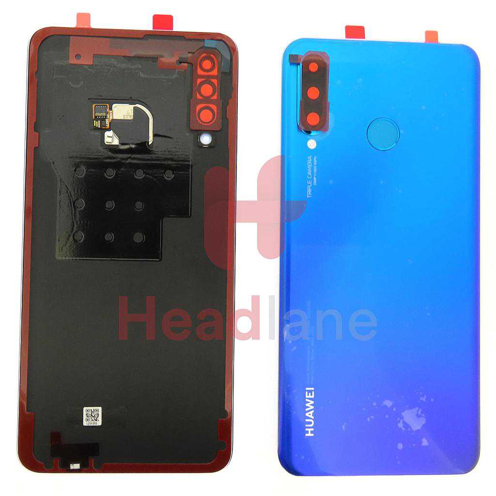 Huawei P30 Lite Back / Battery Cover + Fingerprint Sensor - Blue (MAR-LX3A 24MP Rear Camera)