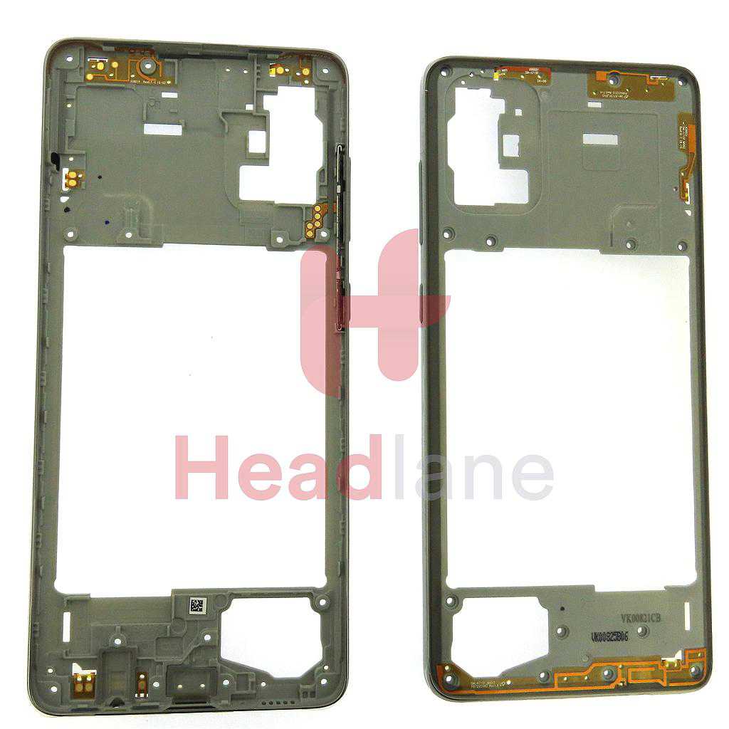 Samsung SM-A715 Galaxy A71 Middle Cover / Chassis - Silver