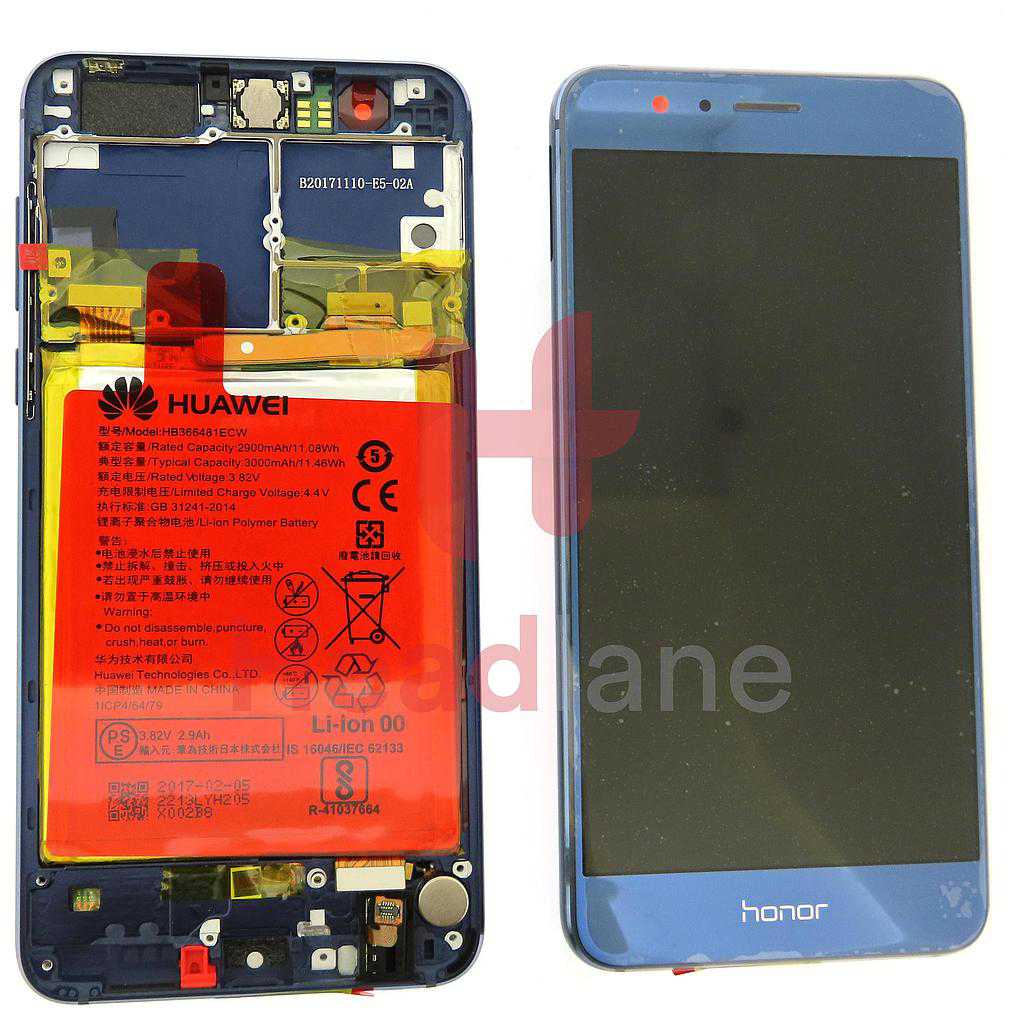 Huawei Honor 8 LCD Display / Screen + Touch + Battery - Blue