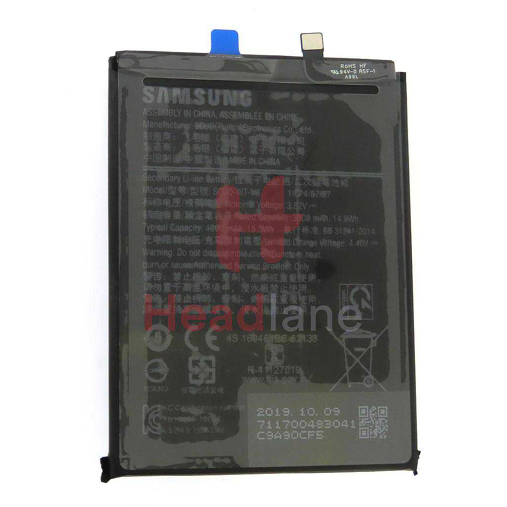 Samsung SM-A107 A207 Galaxy A10s A20s SCUD-WT-N6 Internal Battery