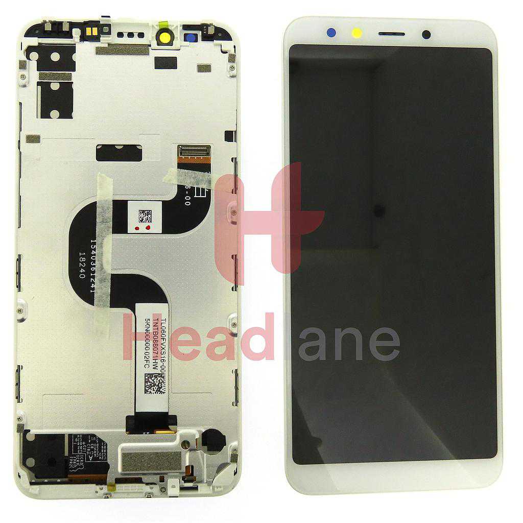 Xiaomi Mi A2 / Mi 6X LCD Display / Screen + Touch - White