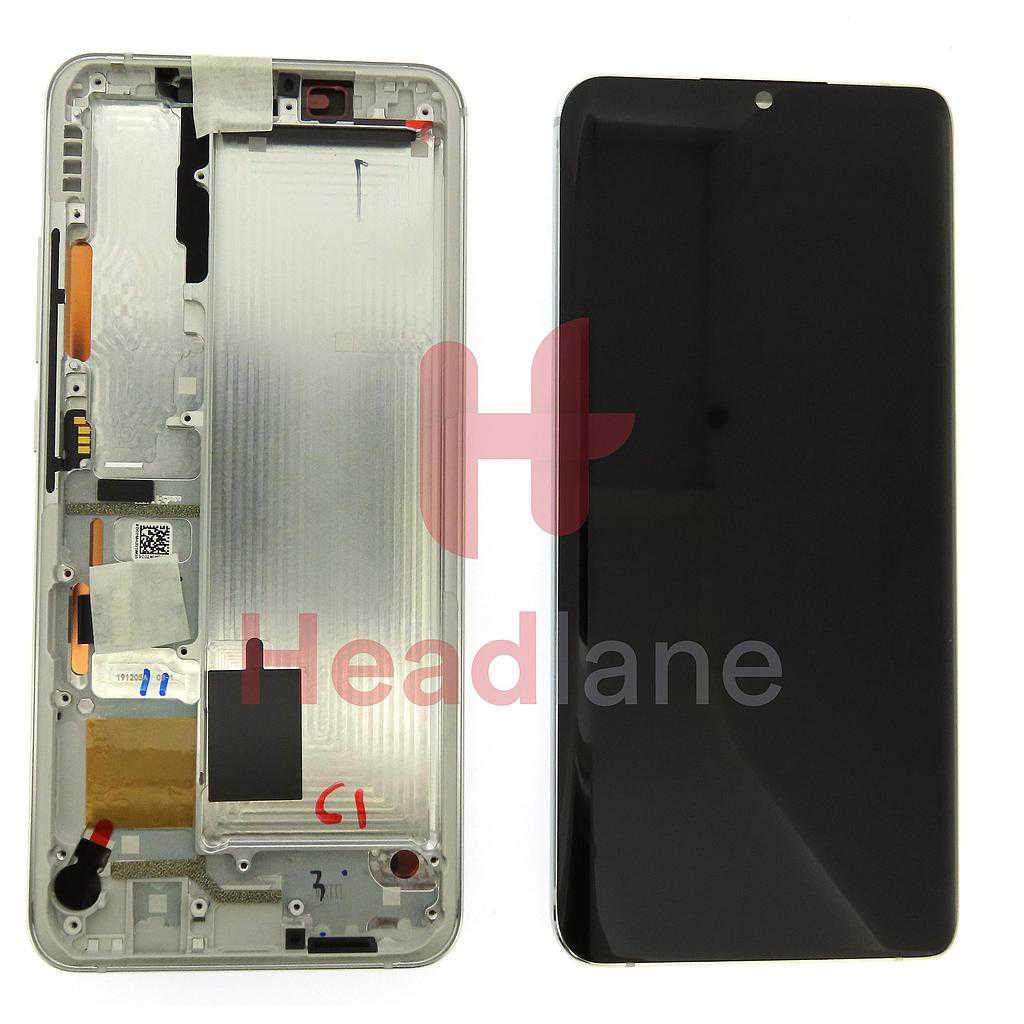 Xiaomi Mi Note 10 / Mi Note 10 Pro LCD Display / Screen + Touch - White