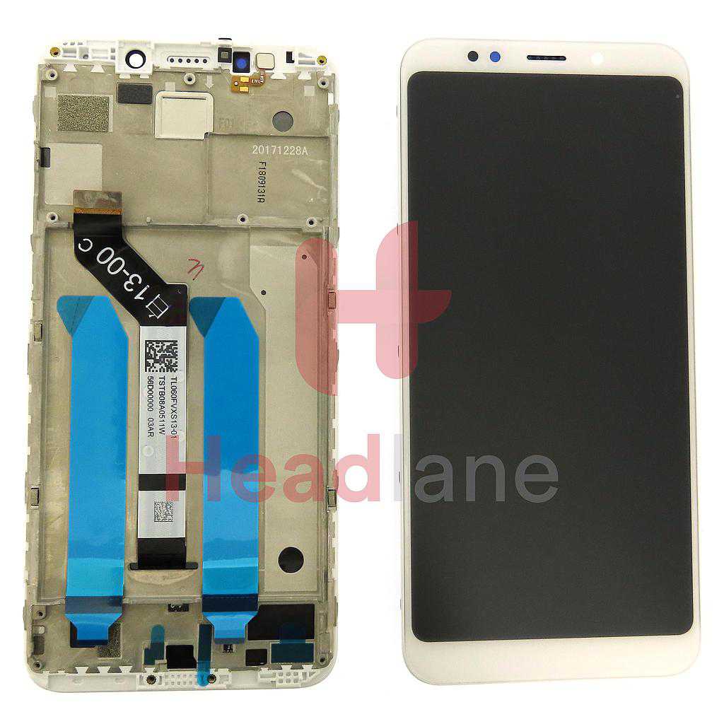 Xiaomi Redmi 5 Plus LCD Display / Screen + Touch - White