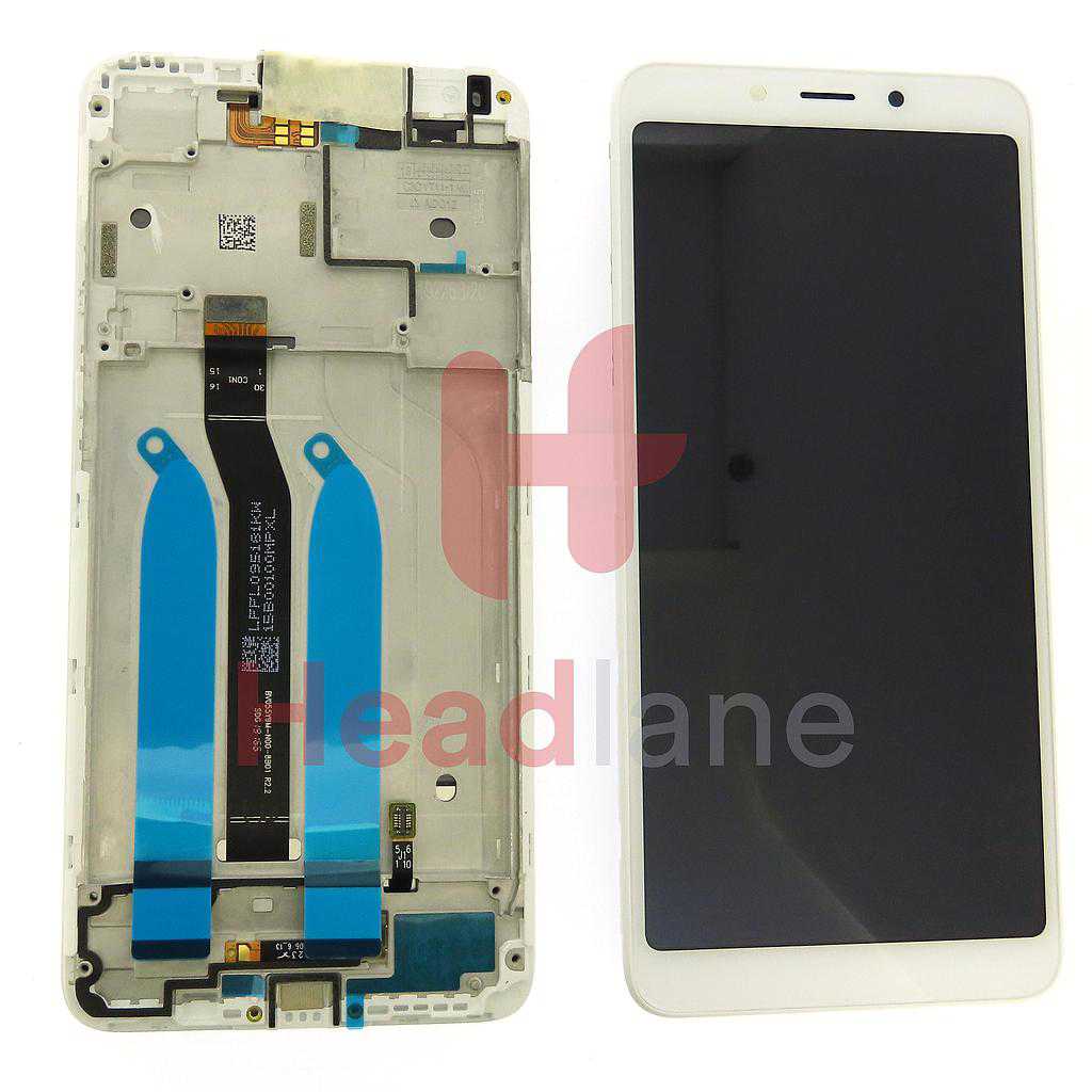 Xiaomi Redmi 6 / Redmi 6A LCD Display / Screen + Touch - White