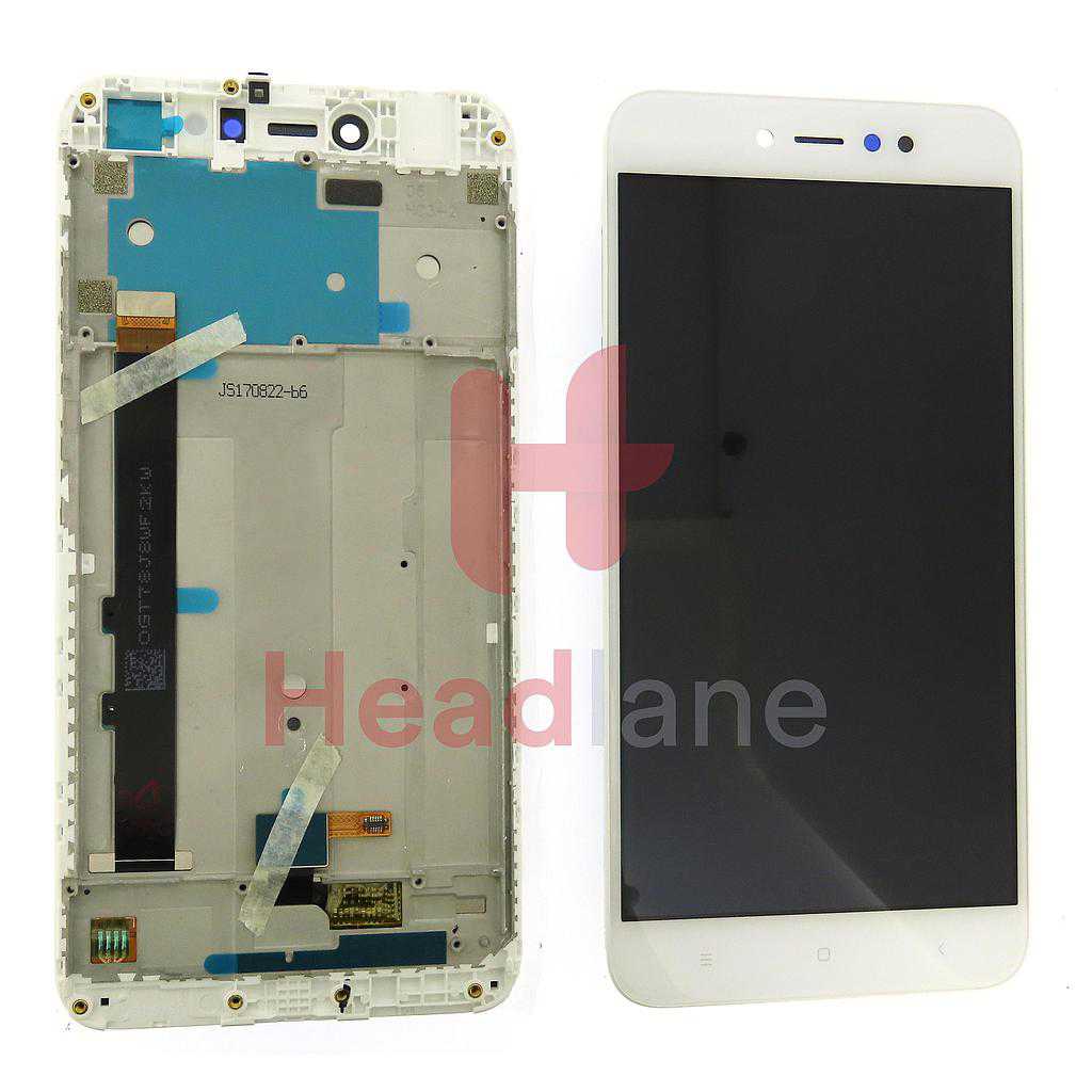 Xiaomi Redmi Note 5A Prime LCD Display / Screen + Touch - White