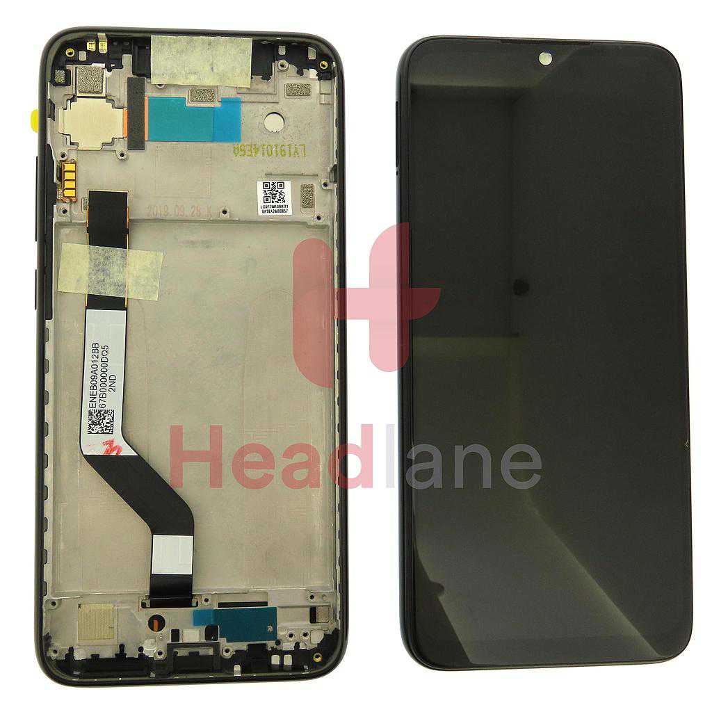 Xiaomi Redmi Note 7 LCD Display / Screen + Touch - Black