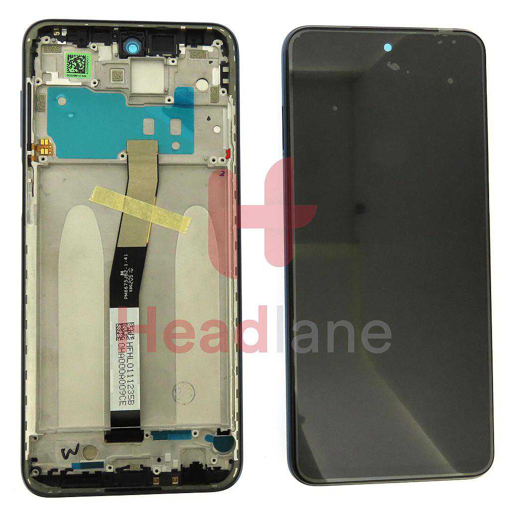 Xiaomi Redmi Note 9 Pro LCD Display / Screen + Touch - Black