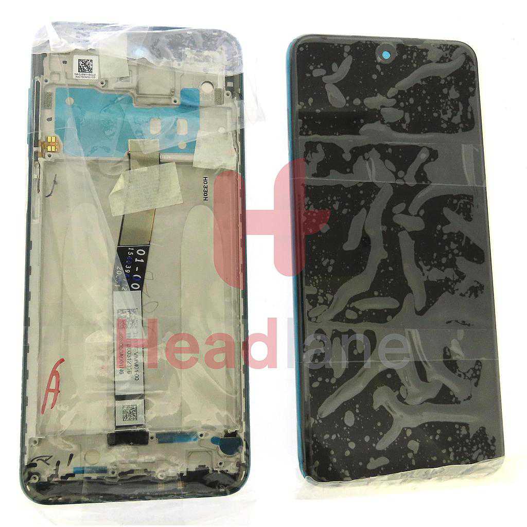Xiaomi Redmi Note 9 Pro LCD Display / Screen + Touch - Green