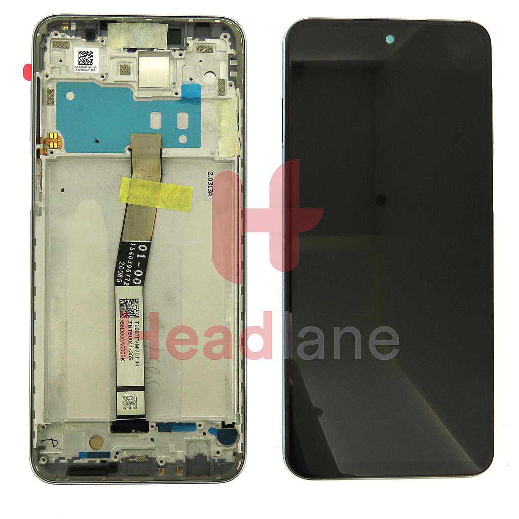 Xiaomi Redmi Note 9S LCD Display / Screen + Touch - White