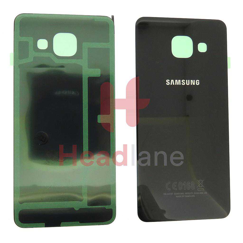 Samsung SM-A310 Galaxy A3 (2016) Back / Battery Cover - Black