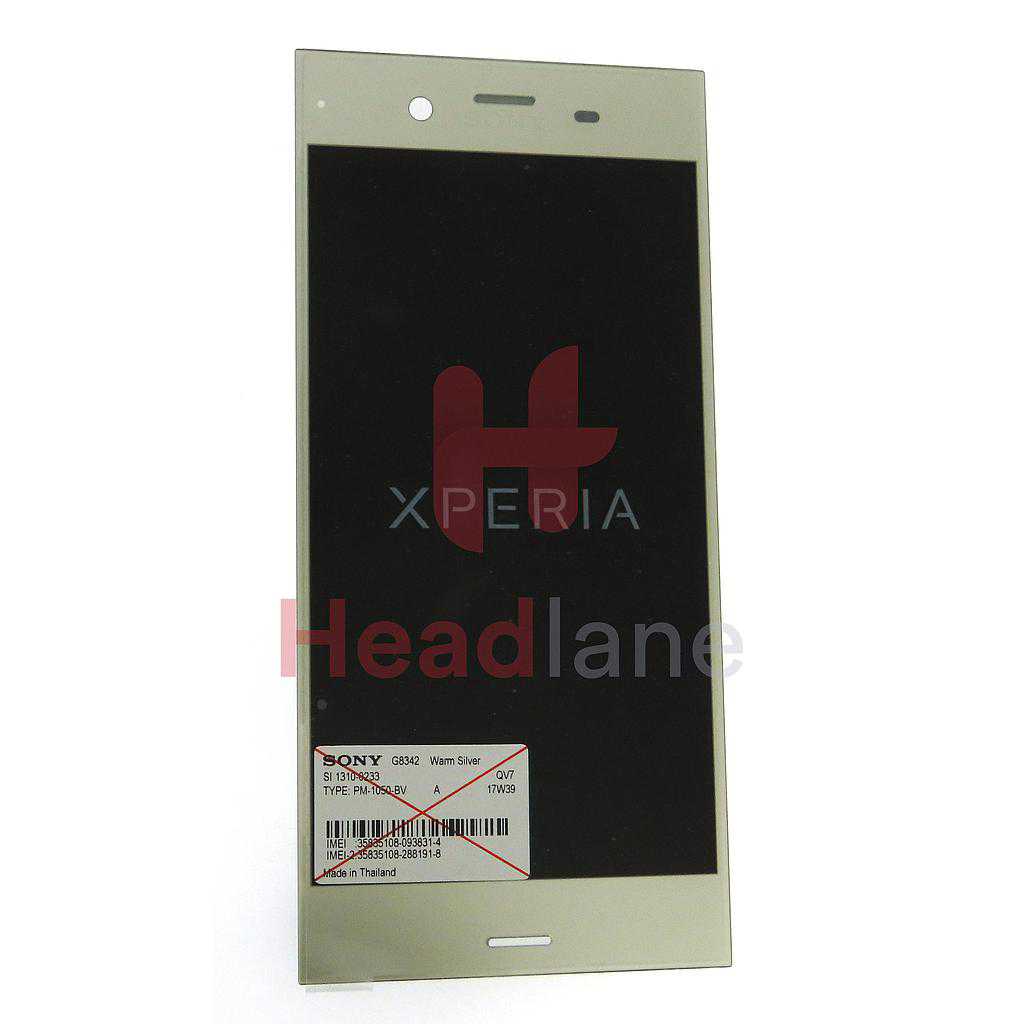 Sony G8341 G8342 Xperia XZ1 LCD Display / Screen + Touch - Silver