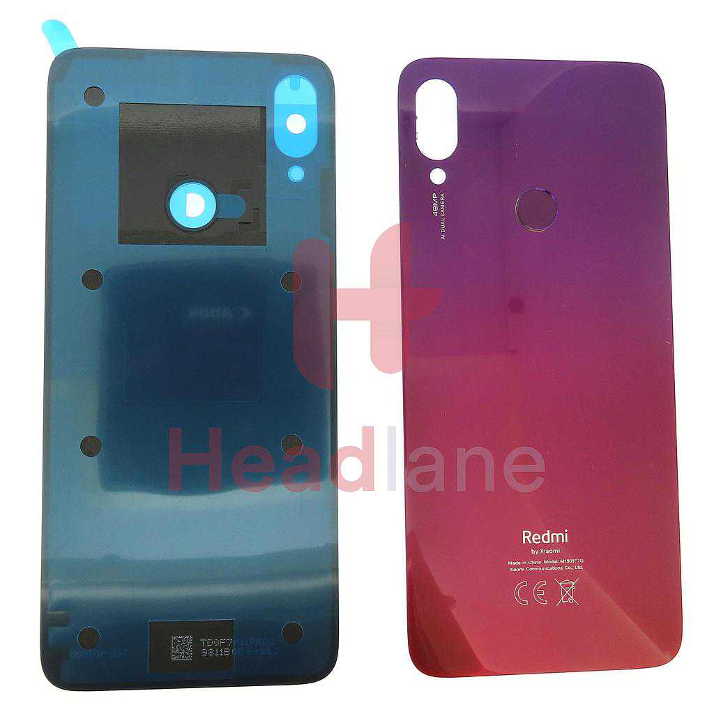 Xiaomi Redmi Note 7 Back / Battery Cover - Red