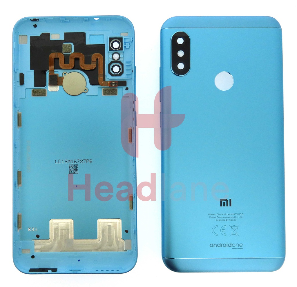 Xiaomi Mi A2 Lite / Redmi 6 Pro Back / Battery Cover - Blue