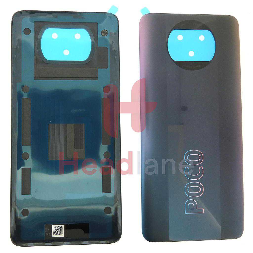 Xiaomi Poco X3 Pro Back / Battery Cover - Tarnish / Phantom Black
