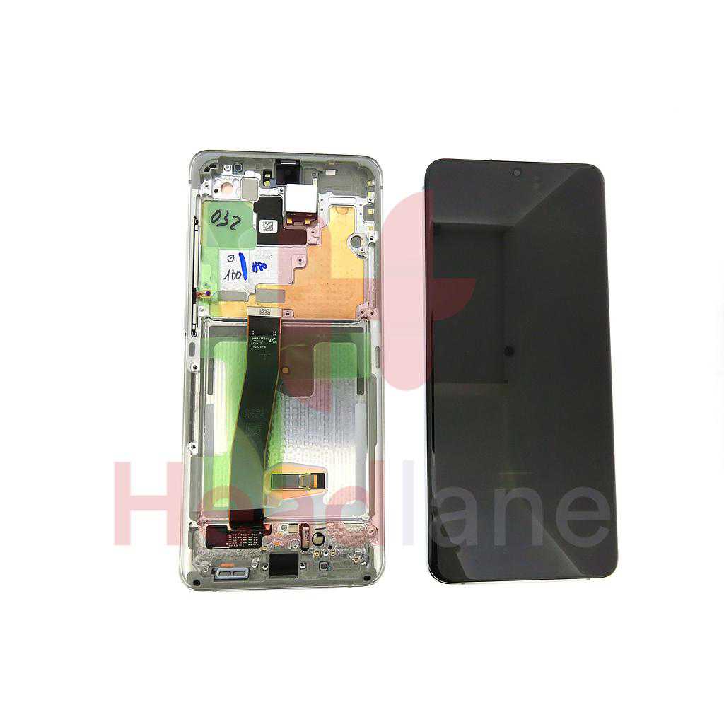 Samsung SM-G988 Galaxy S20 Ultra LCD Display / Screen + Touch - White (No Camera)