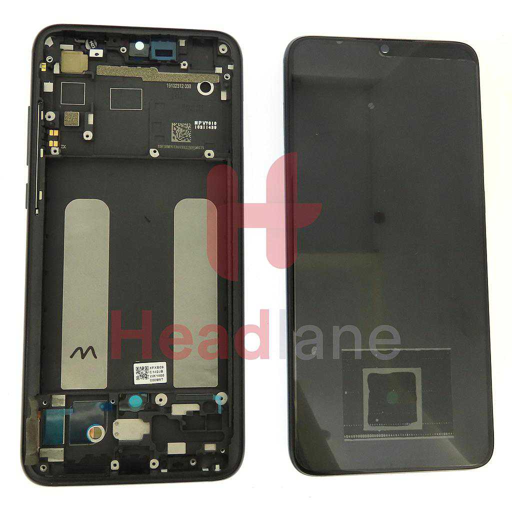 Xiaomi Mi 9 Lite LCD Display / Screen + Touch - Onyx Grey / Grey