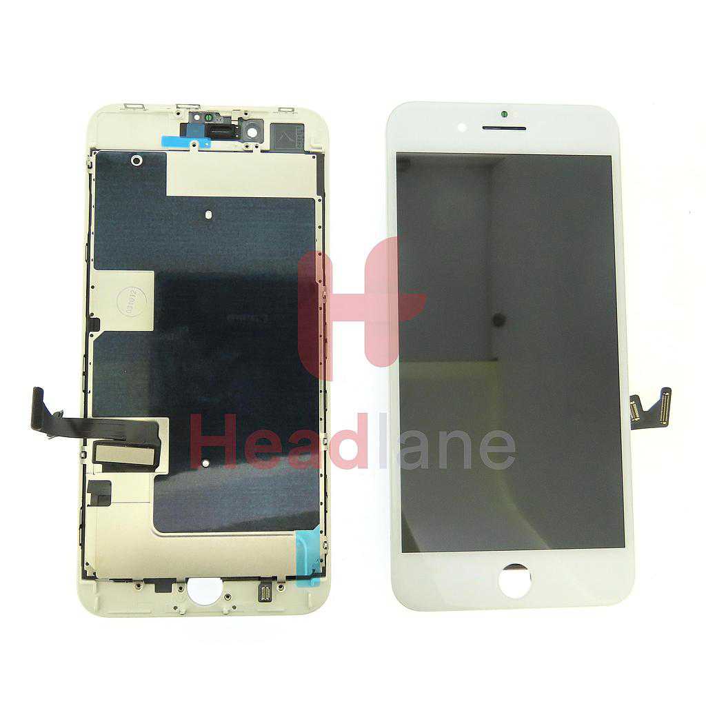Apple iPhone 8 Plus LCD Display / Screen (Vivid) - White (ZY)